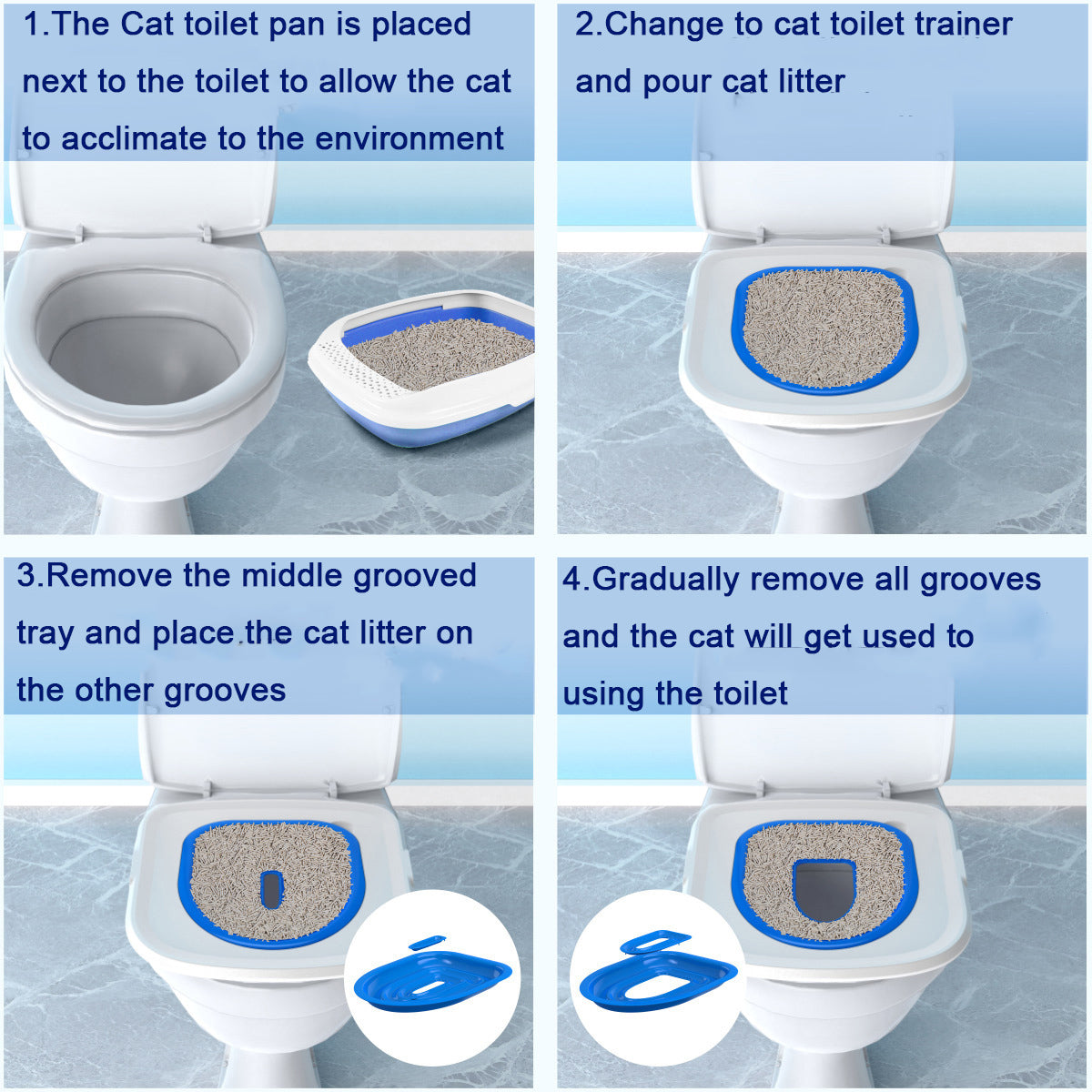 white toilet with a cat toilet in it 